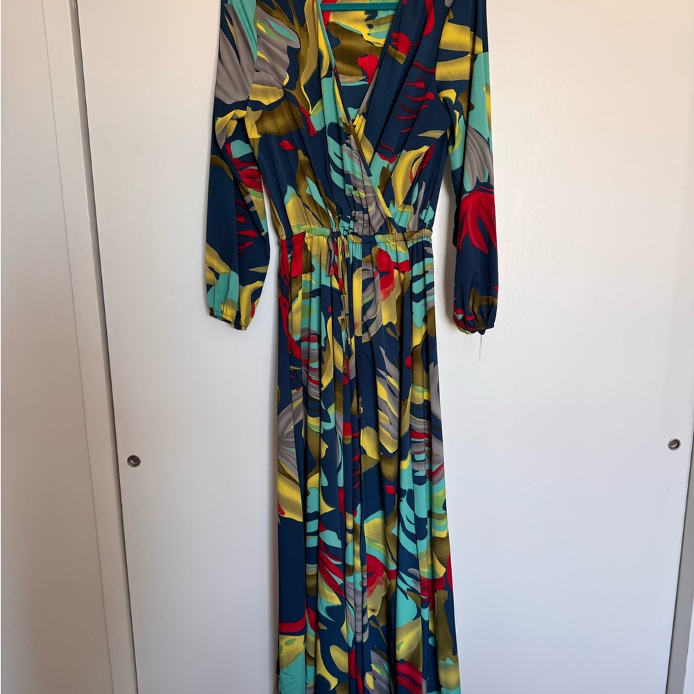 Multicolor Floral Maxi Dress